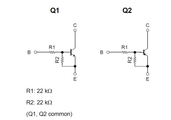 Toshiba RN Automotive Bias Resistor Built-in Transistors